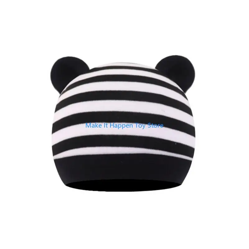 28EC 면 신생아 모자 여자 아기 모자 따뜻한 귀여운 곰 모자 유아 소년