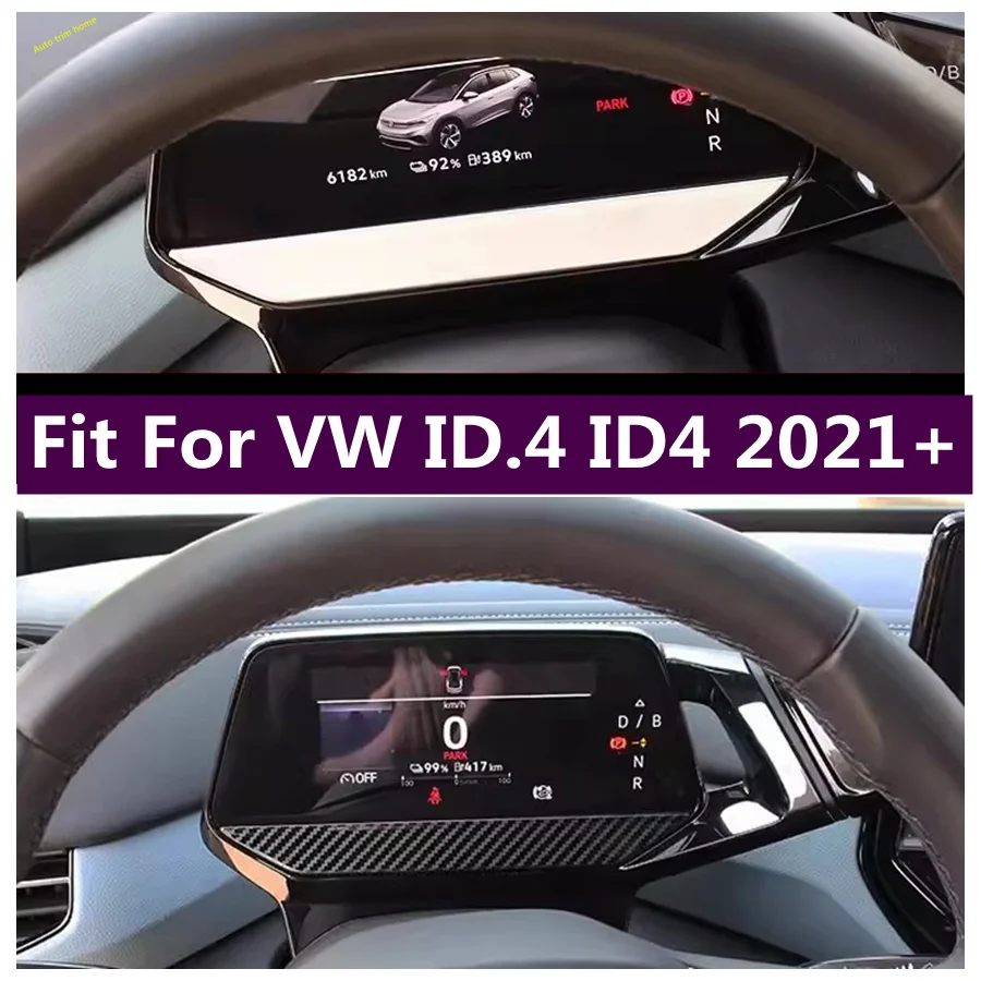 

Stainless Steel Inner Dashboard Instrument Decoration Sequins Cover Trim Fit For VW ID.4 ID4 2021 - 2024 Car Accessories