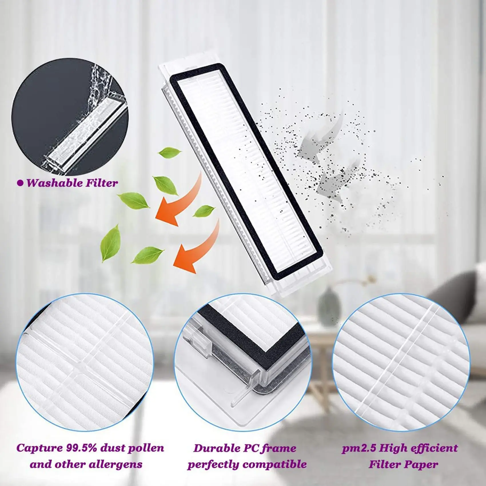 L65A アクセサリー Xiaomi Roborock S5 最大 S6 最大 S6 純粋な S6 MaxV S50 S51 S55 S60 S65 S5 S6 掃除機