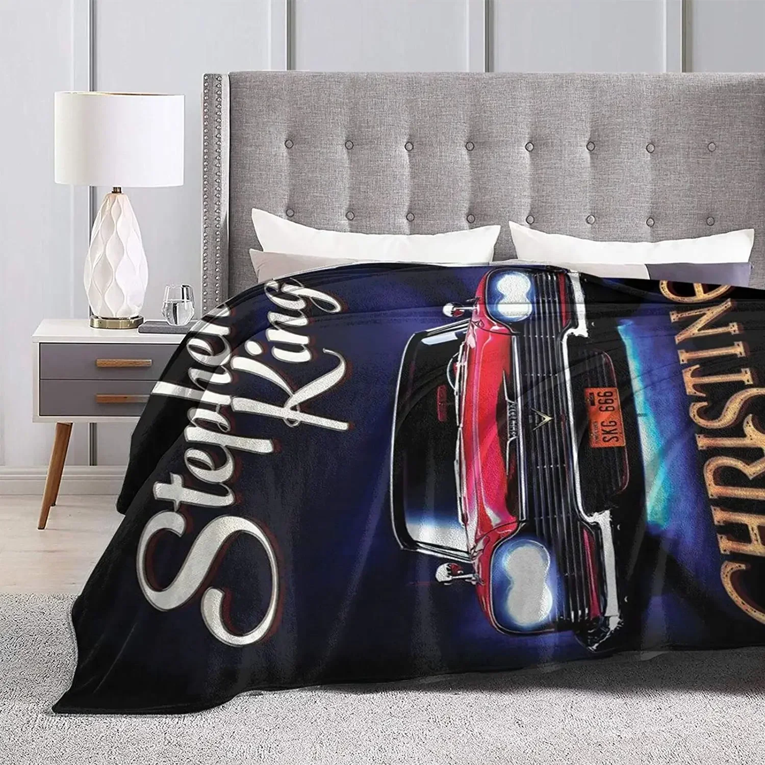 Stephen King Christines coches personalizados súper suave ligero acogedor manta de microfibra para sofá silla sofá y decoración de la habitación de la cama