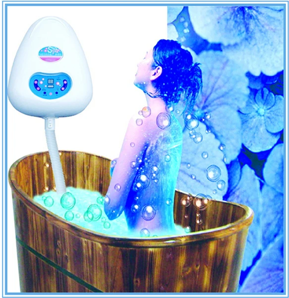 Bubble Bath Spa Machine with Pads Electric Spa Bubble Massage Device Home and Salon