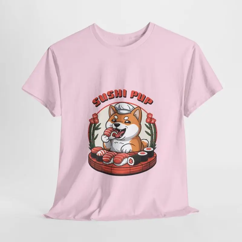 

Футболка с надписью «Собака ест суши» Забавный любитель животных Foodie Cute Pet
