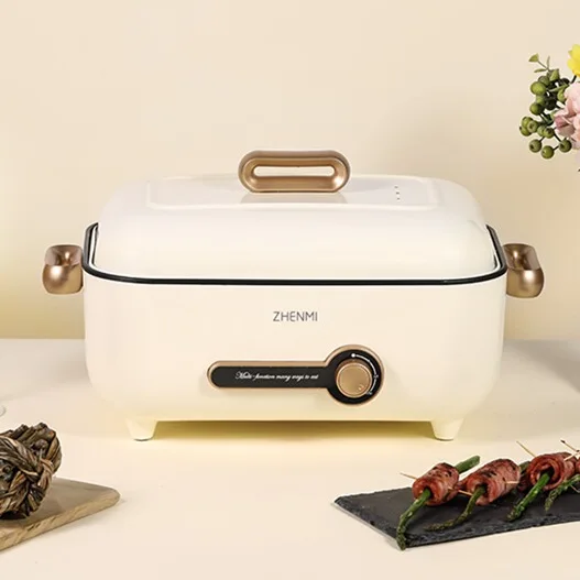 

Household multi-functional hot pot cooking, frying and frying