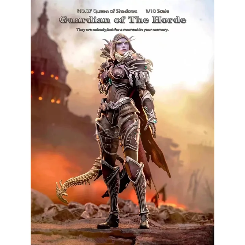 

Original Guardian of The Horde 1/10 Scale 07 Queen of Shadows WOW Grey Knight 7Inch In Stock Anime Action Figures Model Toys