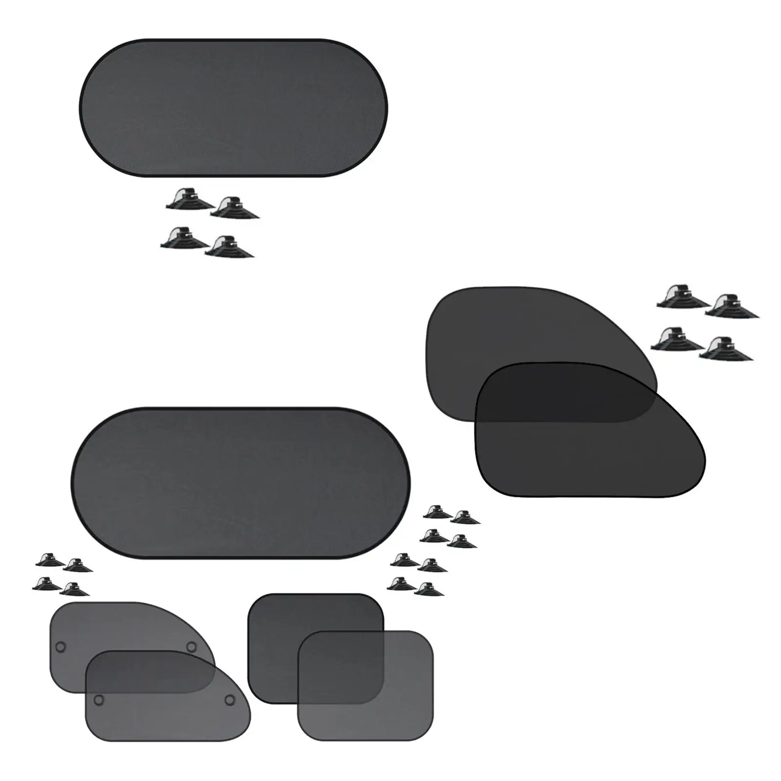 

Car Window Mesh Screens Net Foldable Car Automobile Accessory for Privacy