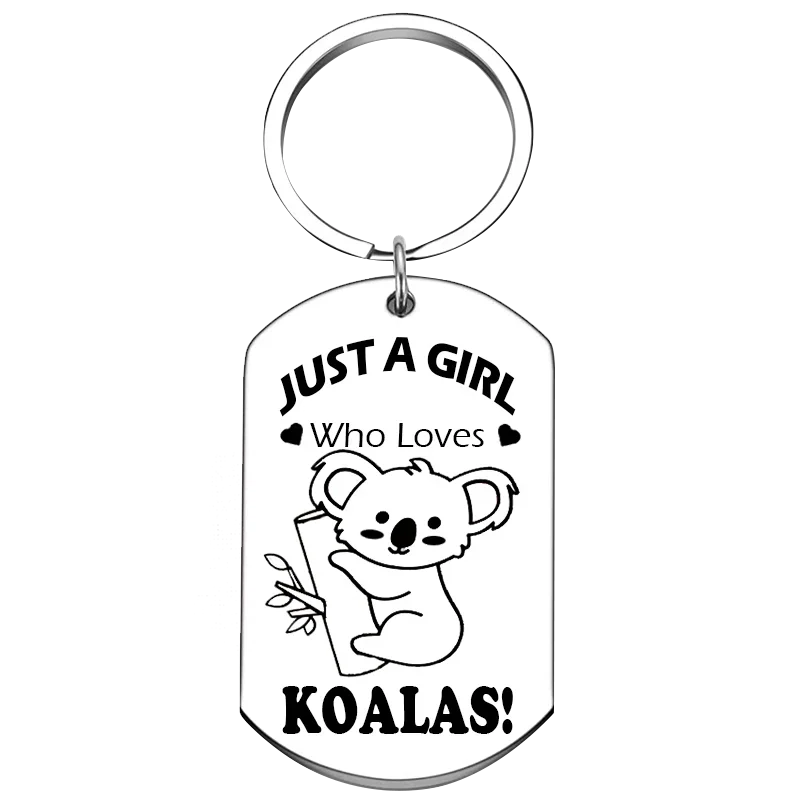 Koala Gift Keychain koala birthday Key Rings koala Lover Gift girl sister friend daughter chrismas gift