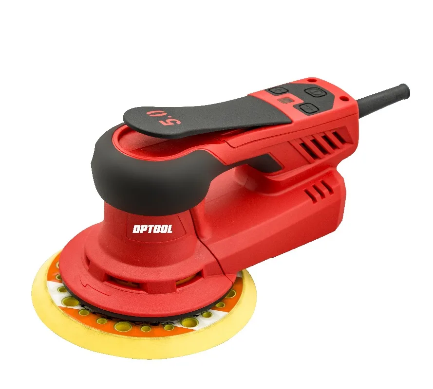 350W 6 Inch 5mm  Eccentric Electric Variable Speed Brushless Industrial Grade Floor Woodworking Orbital Sander