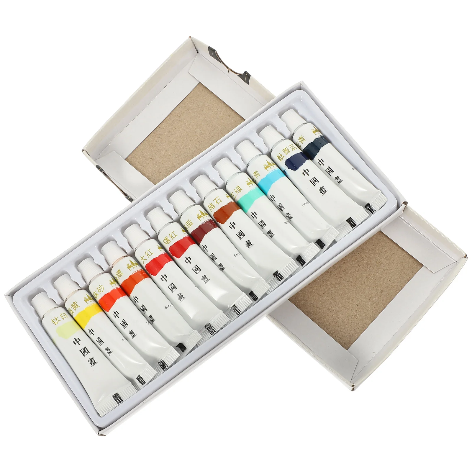 

1Set Chinese Painting Pigments Set Multi-Color Creative Pigment for Traditional Landscape Painting Supplies Multi-Color Pigment