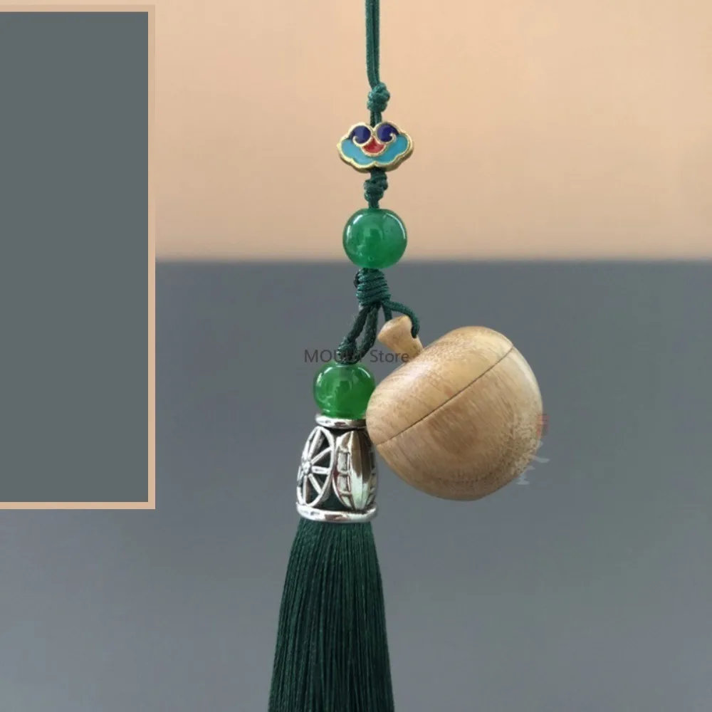 

Wooden Small Fruit pendant Figurines Openable Aromatherapy Diffuser Pendant Phone Chain Charm Fragrance Hanging Healing