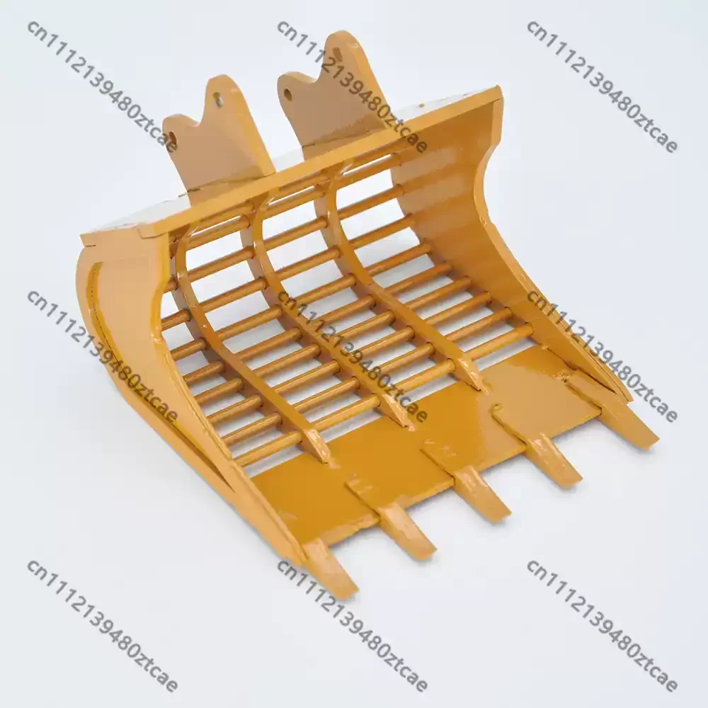RC Engineering Digger Alloy Mesh Grid Bucket Heavy Duty Gravel Sifting Multi-model Compatible Upgrade Spare Components