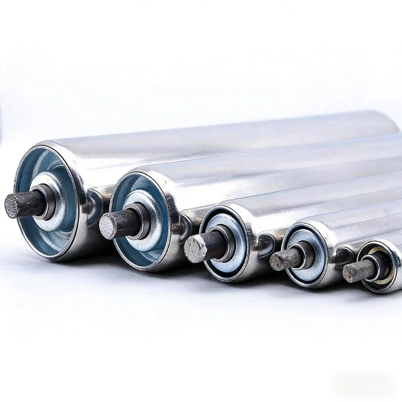 

1pcs Spring-Loaded Galvanized gravity Conveyor Roller Dia 25/38/50/60mm,Length 100/200/300-600mm for Roller Conveyor belt