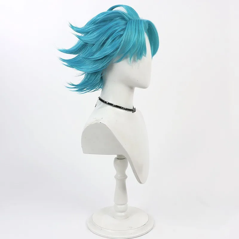 더 스워드 오브 루프테이션 알란 코스프레 가발 레이어드 스파이크 위도우즈 피크 티즈드 루츠 할로윈 선물