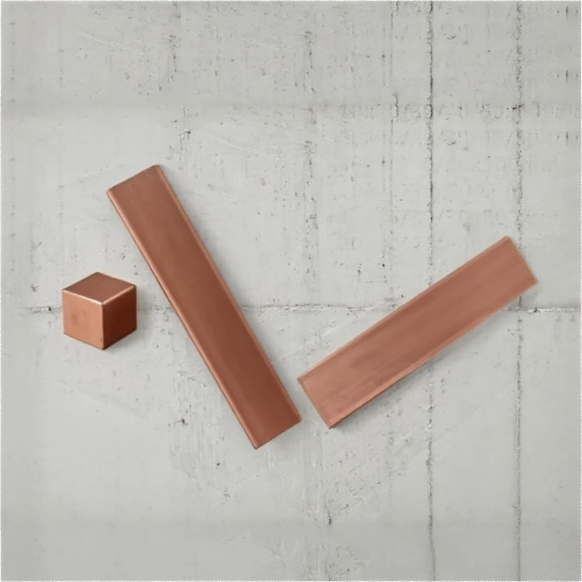 1 قطعة النحاس الأرجواني مكعب كتلة بار مربع قضيب لوحة ورقة DIY بها بنفسك برشام المواد ، قطع تعسفي مواد البناء