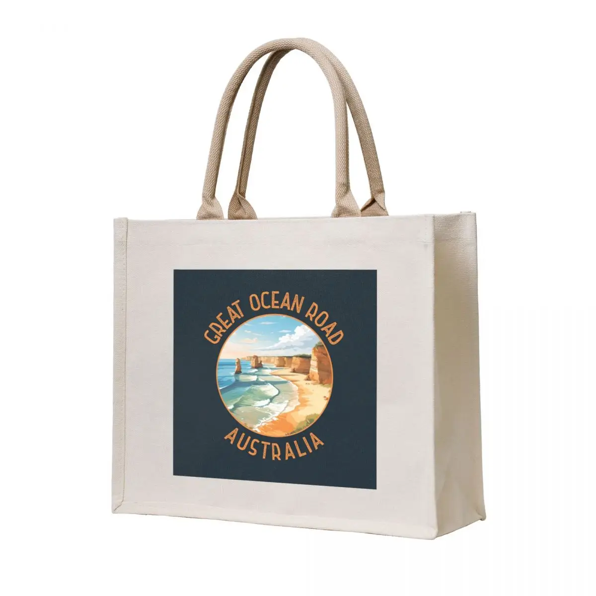 

Great Ocean Road Australia Distressed Circle Tote Bag bags woman 2025 shopping trolley bag bags luxury women hand bag ladies