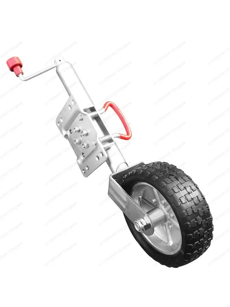 Australian-style top jack hand-cranked trailer outriggers guide wheel rubber wheel