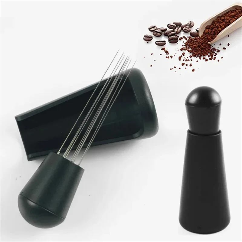 Espresso Powder Stirrer Coffee Distributor Needle Tamper  Barista Brew Leveler Rake Dosing Ring Leveling Gadget Cafe Supply