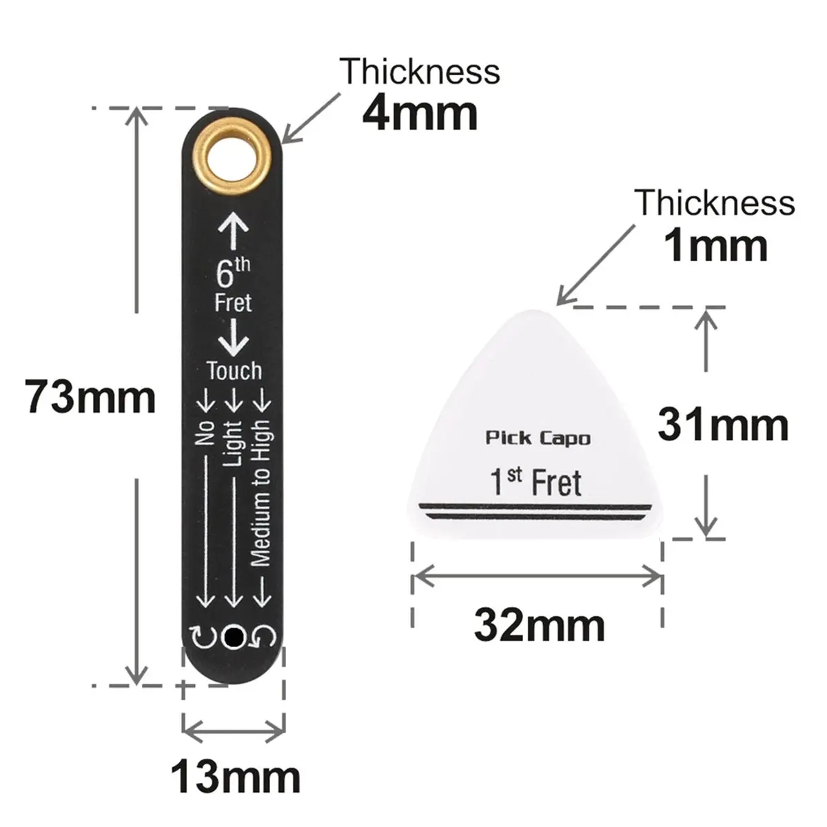(AD10) Guitar Luthier Tools Set Neck Relief Gauge Tool Guitar Neck Fingerboard Measuring Ruler Guitar Truss Rod