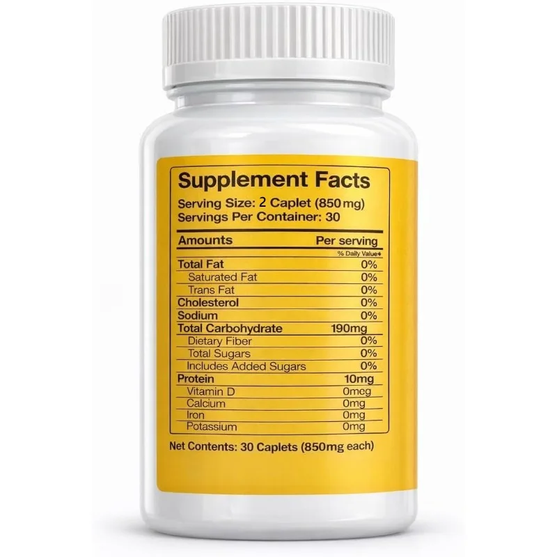 Turmeric Curcumin Supplement, 850mg per Serving | Joint Support & Antioxidant, 60 Caplets.