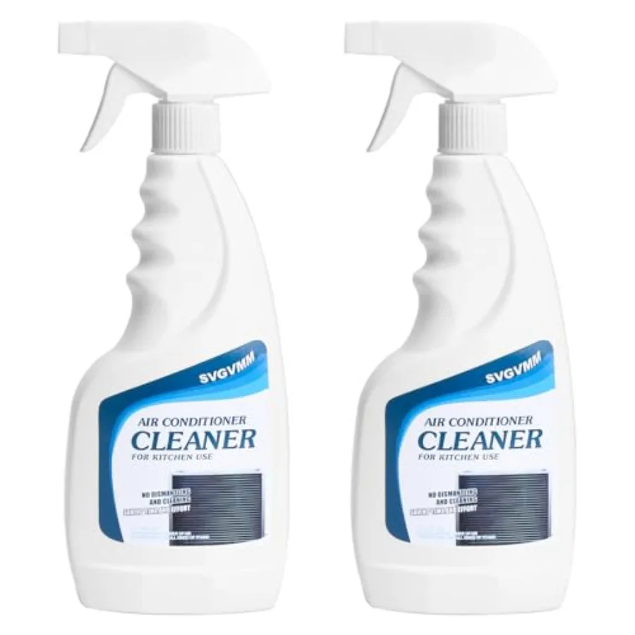 Air conditioner coil cleaner -17.6 Fl Oz 2pcs Foaming Coil Cleaner Coil Cleen For Air Conditioning Fin and Coil Cleaner.
