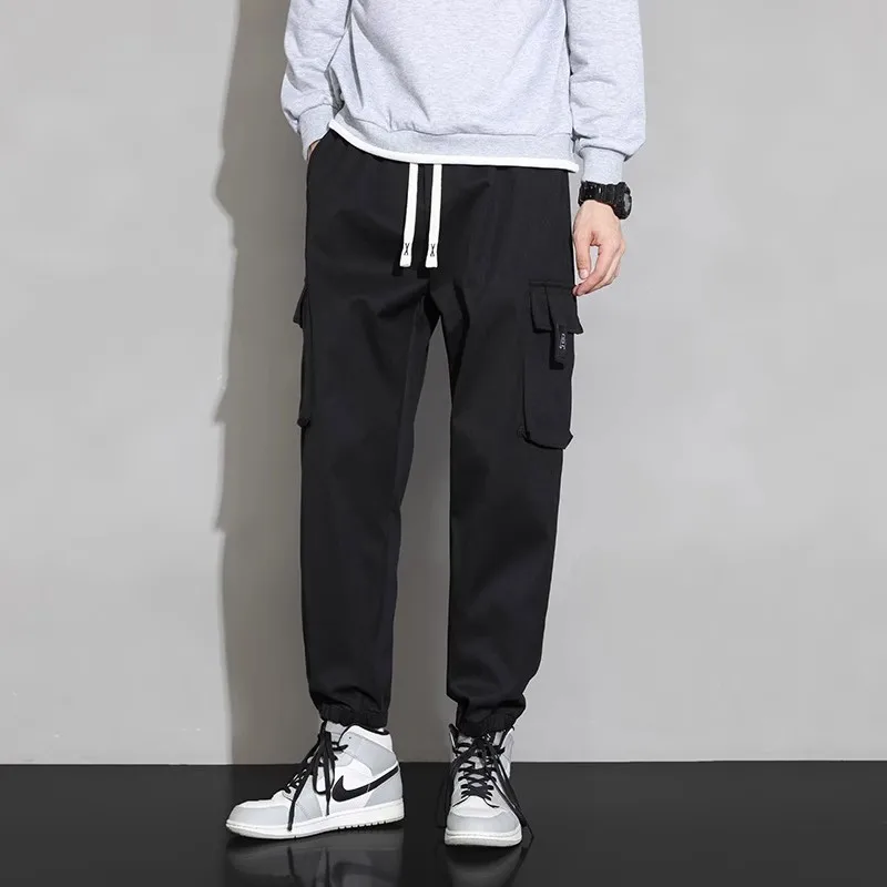 

Мужские рабочие брюки Qui Dry Multiple kets, повседневные весенне-осенние износостойкие брюки большого размера, носимые брюки Four Seasons