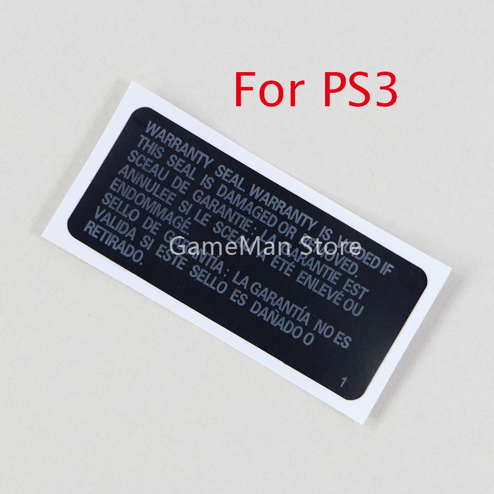Etiqueta adhesiva para consola de juegos PS3 Playstation 3, 500 piezas, carcasa, sellos
