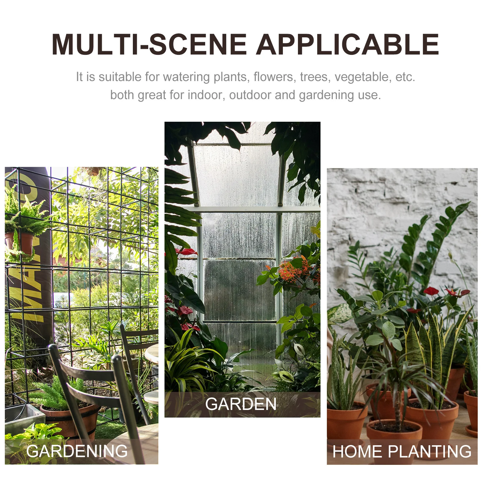 

1Pcs Flower Watering Pot 1.5L Portable Plastic Can for Home Garden Balcony Indoor Outdoor Watering Succulent Roses Tulips