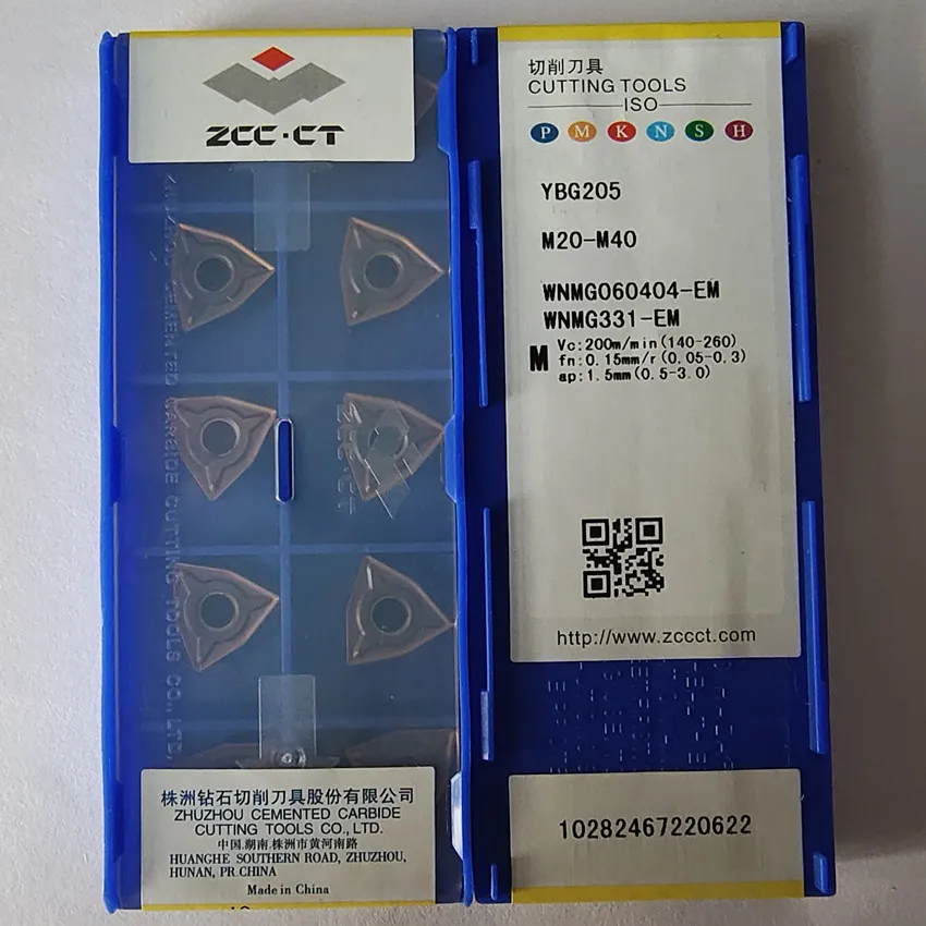 

WNMG060404-EM YBG205/WNMG060404-EM YBG202/WNMG060404-EM YBM153/WNMG060404-EM YBM253 ZCC.CT CNC carbide inserts turning tools