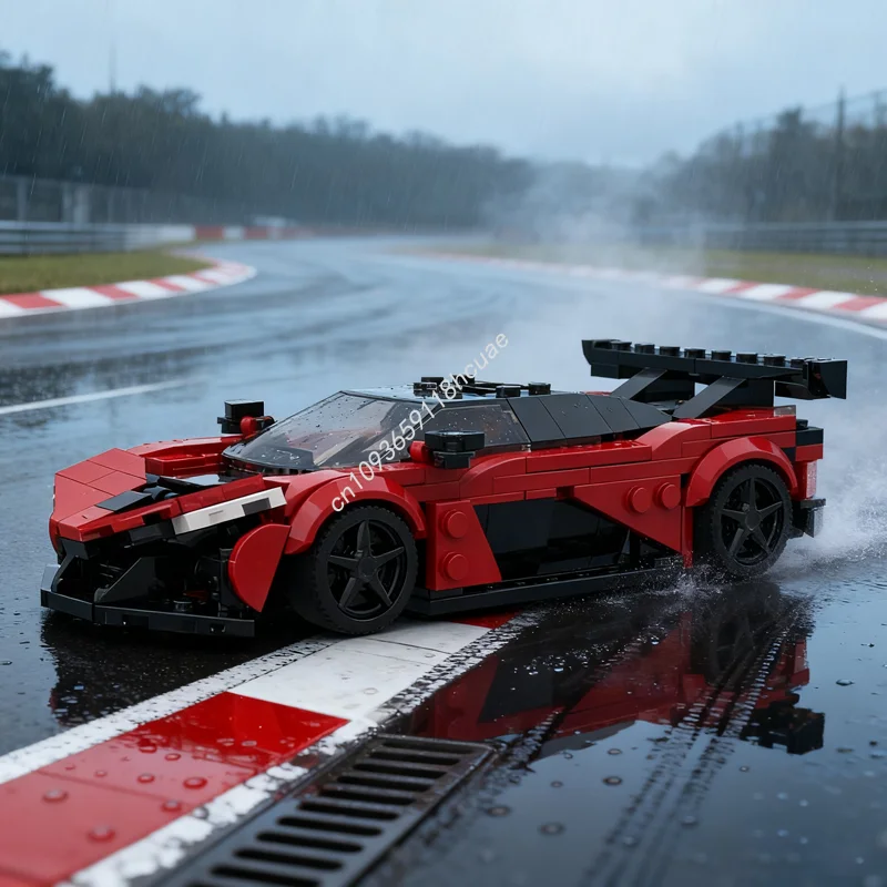 

328 шт. MOC Zenvo Aurora Agil City Champions Model Building Рождественские подарки блоки Строительная игрушка Сборка DIY идея Образование