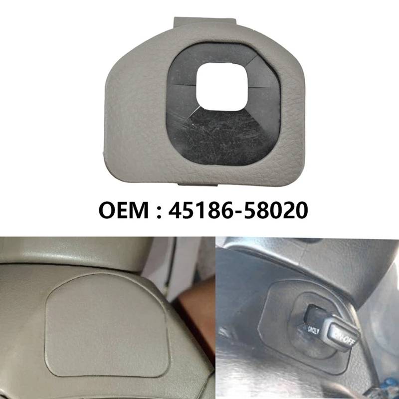 Automobile Gray Cruise Control Switch Dust Cover Steering Wheel Lower Cover For Toyota Land Cruiser 45186-58020-E0