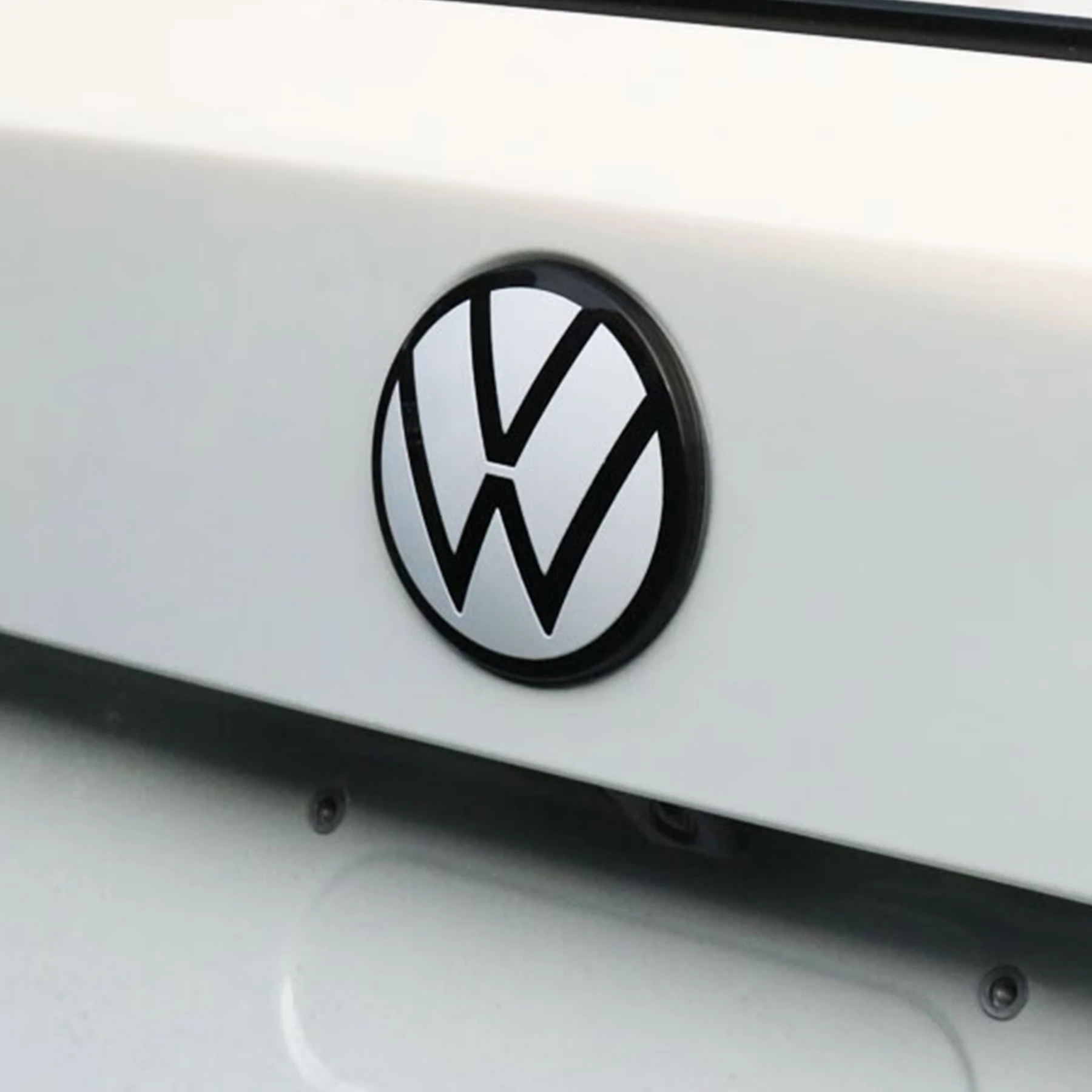 A set Car Front Grill Badges Rear Emblem Lid Covers Stickers For Volkswagen POLO 2013-2016 2017-2020 2021-2023 Car Accessories