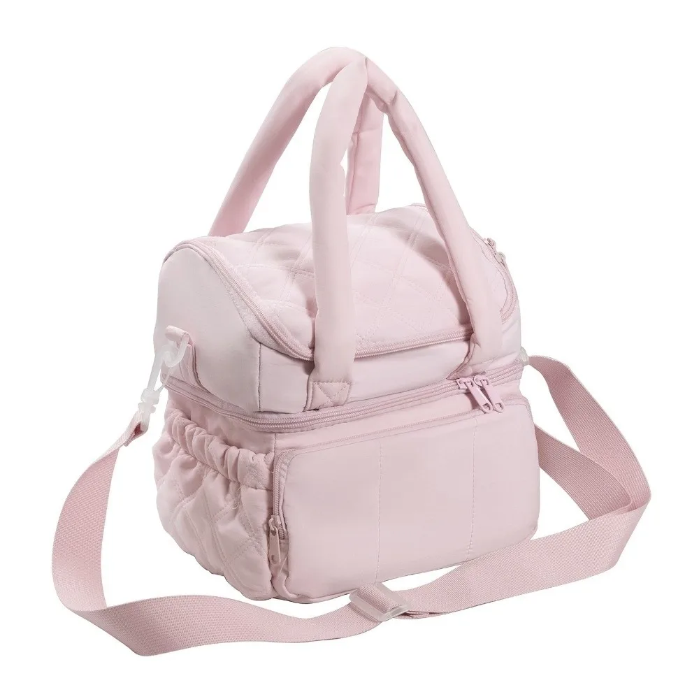 

Tumbler Compartment Lunch Bag Double Layer Thickened Insulated Bag Waterproof Heat Preservation Picnic Bag Outdoor Activities