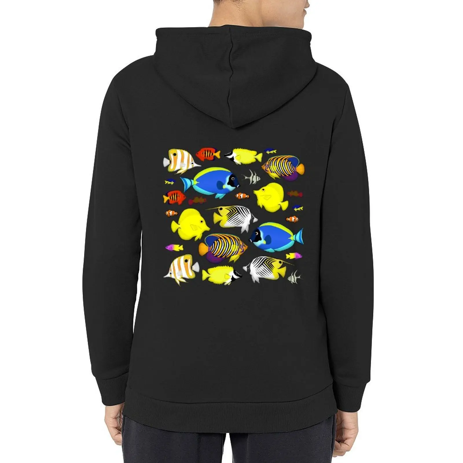 

reef fish 3 Hoodie mens clothes winter clothes men's winter sweater korean autumn clothes graphic hoodie
