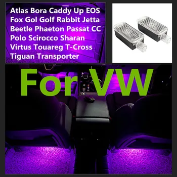 LED Car Footwell Light Interior RGB Atmosphere Lamp accessorio per VW Polo 9N 6R 6C AW1 BZ1 Scirocco MK3 Bora EOS Fox R32 UP Golf