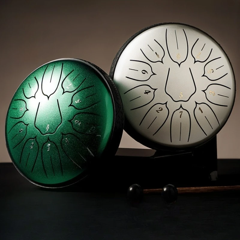 الصلب اللسان طبل 6 بوصة 11 لهجة المبتدئين طفل اللسان الطبول المهنية البسيطة التأمل طبلة ذات يد المحمولة قرع أداة