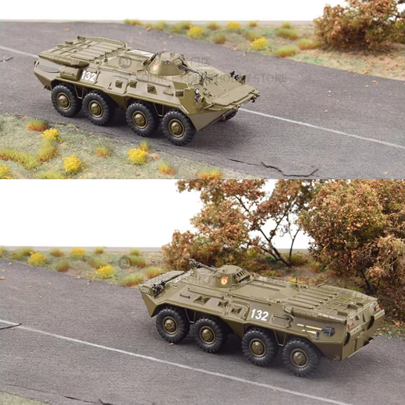 

1:43 Scale Soviet BTR-80 Armored Vehicle 8x8 Wheeled Infantry Fighting Vehicle Simulation Model NT026 Static Display Collectible