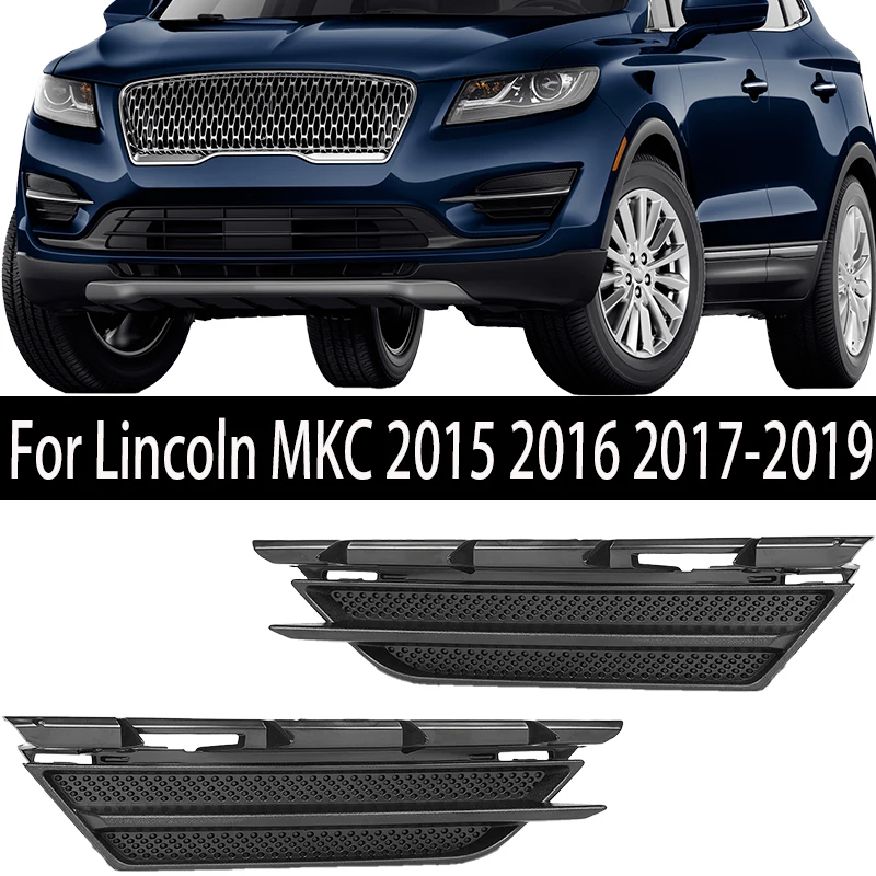 

Front Bumper Fog Light Grille For Lincoln MKC 2015 2016 2017-2019 EJ7Z17E811AA EJ7Z17E811BA Fog Lamp Cover Trim