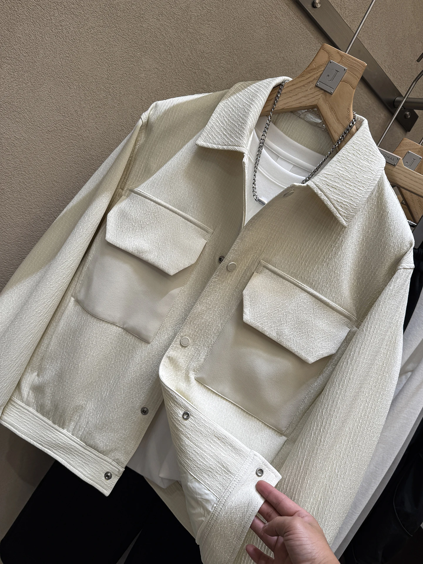 

Loose Fit Men's T-irt Jaet Polyester Fiber Long Sve Casual Sle Youth ular Outerwear Bla Cannon YND-8307