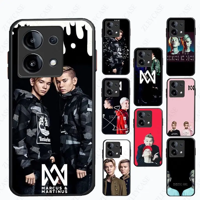 Marcus & Martinus fundas Phone Cover For Xiaomi Redmi Note13pro note12pro 11pro note10pro 9pro 8pro 9s 9T 8T K40 12C 10C Cases