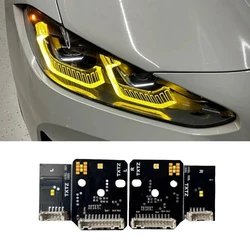 Yellow DRL Boards For 2021 2022 BMW M3 M4 G22 G23 G26 G80 G82 G83 420i 430i M440i i4 Laser Daytime Running Light Red Blue