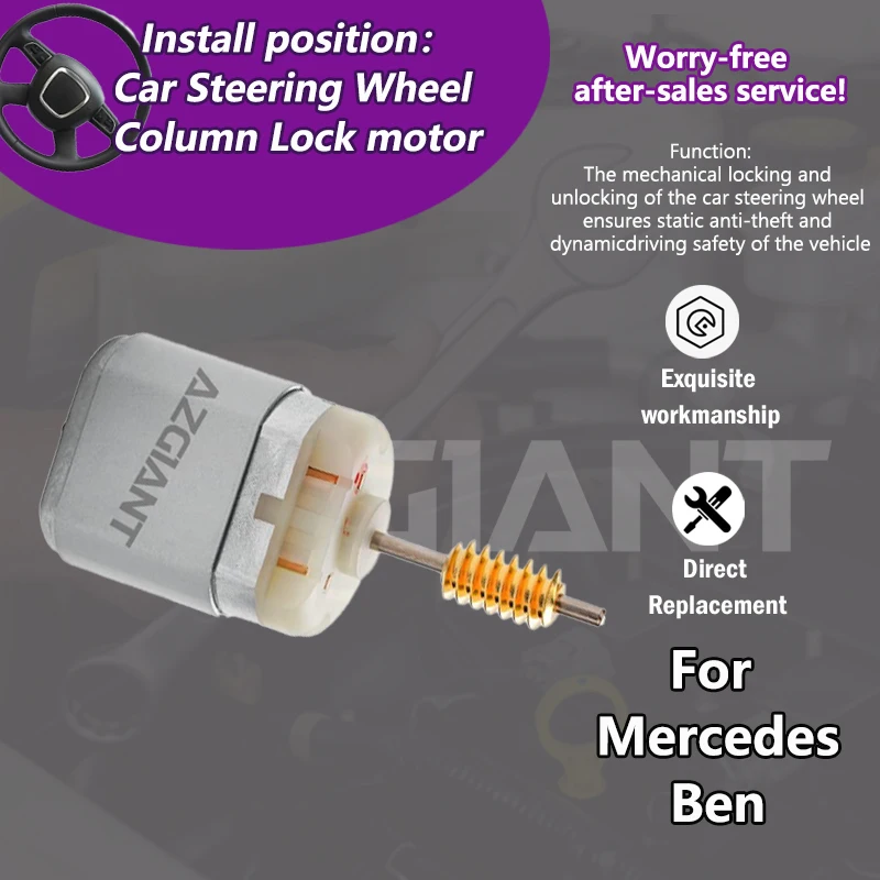 

AZGIANT A0999009401 For Mercedes Ben E-Class W218/GLA-Class W247/EQA H243 250 Car ESL/ELV Steering Column Lock DC motor repair