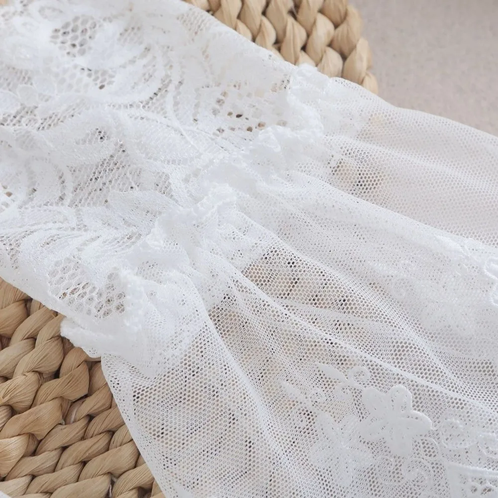 Ruffles Pleated Detachable Cuffs Ruched Chiffon Lace Fake Sleeves Cuff Hand Wrist Cuffs White False Cuffs Lolita Matching
