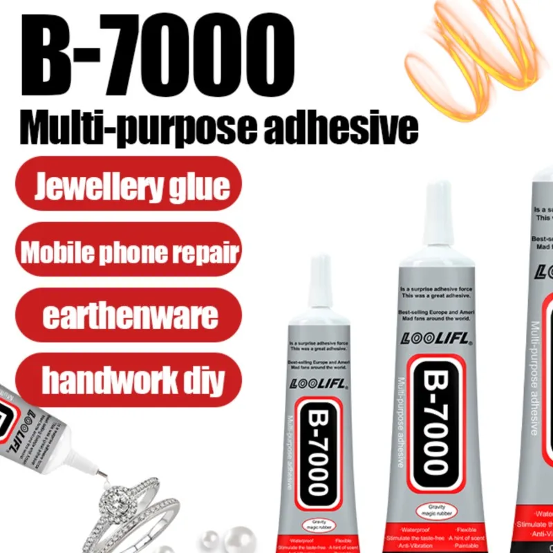 

1pcs B7000 high elastic transparent adhesive, suitable DYM jewelry making, handicraft decoration, waterproof and heat resistant