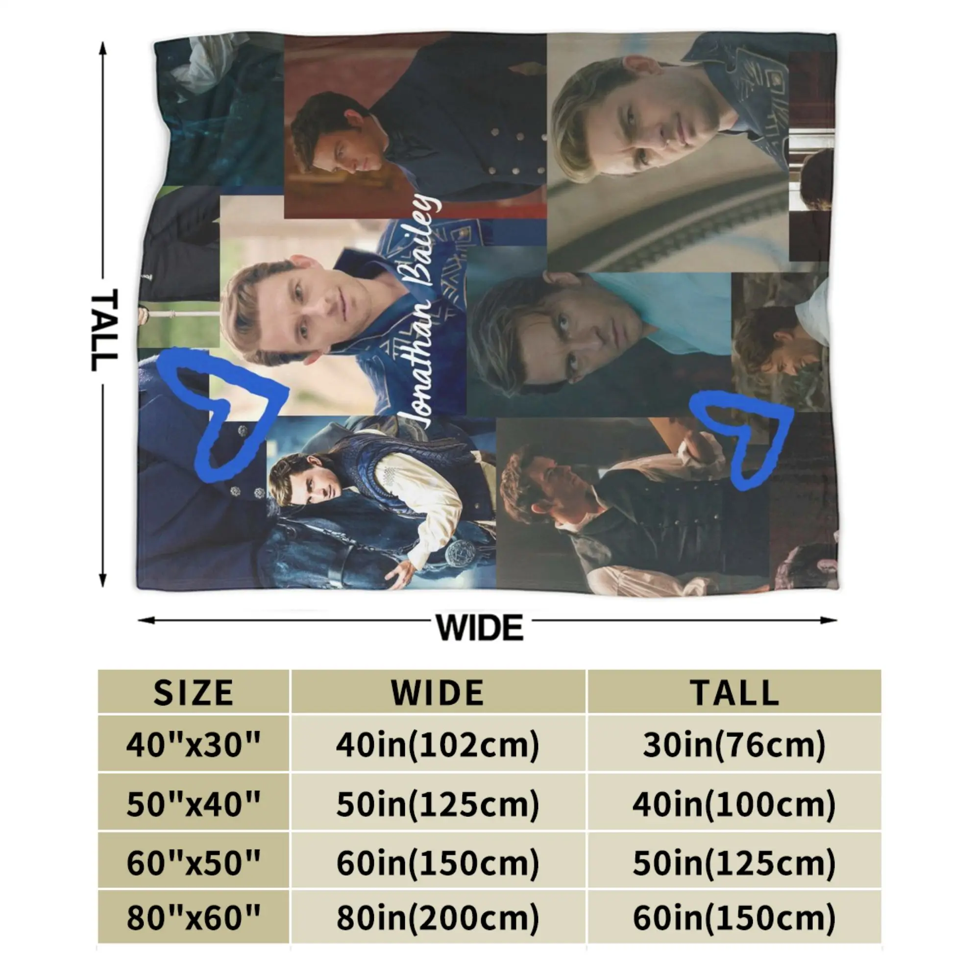 بطانيات جوناثان بيلي فييرو الأنيقة فائقة النعومة من الفلانيل المريح، قابلة للغسل في الغسالة