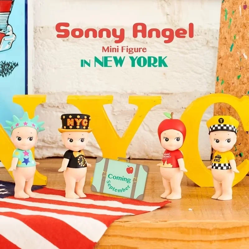 

In Stock Original Sonny Angel In New York Series Blind Box Model Limited Collection Doll Room Decoration Ornament Birthday Gifts
