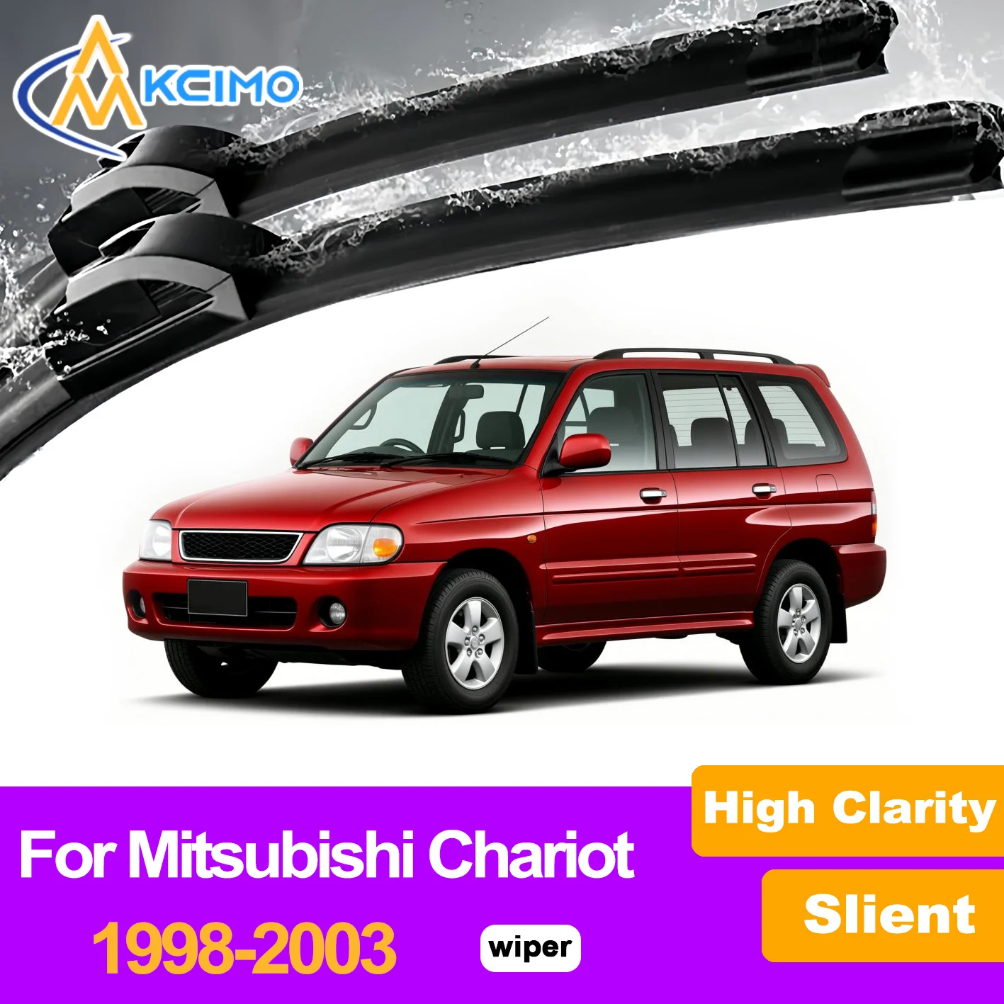 

2Pcs Front Windshield Wiper Blades For Mitsubishi Chariot 1998-2003 Windscreen Window Car Accessories