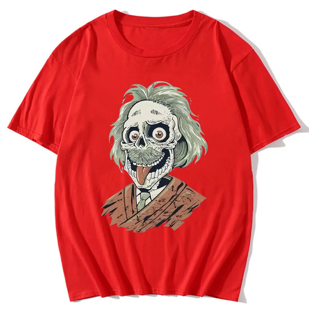 

Colored skull y2k t shirt kawaii Original Graphic ropa de mujer men woman clothing Minimalist Male Female Kpop Neutral Casual