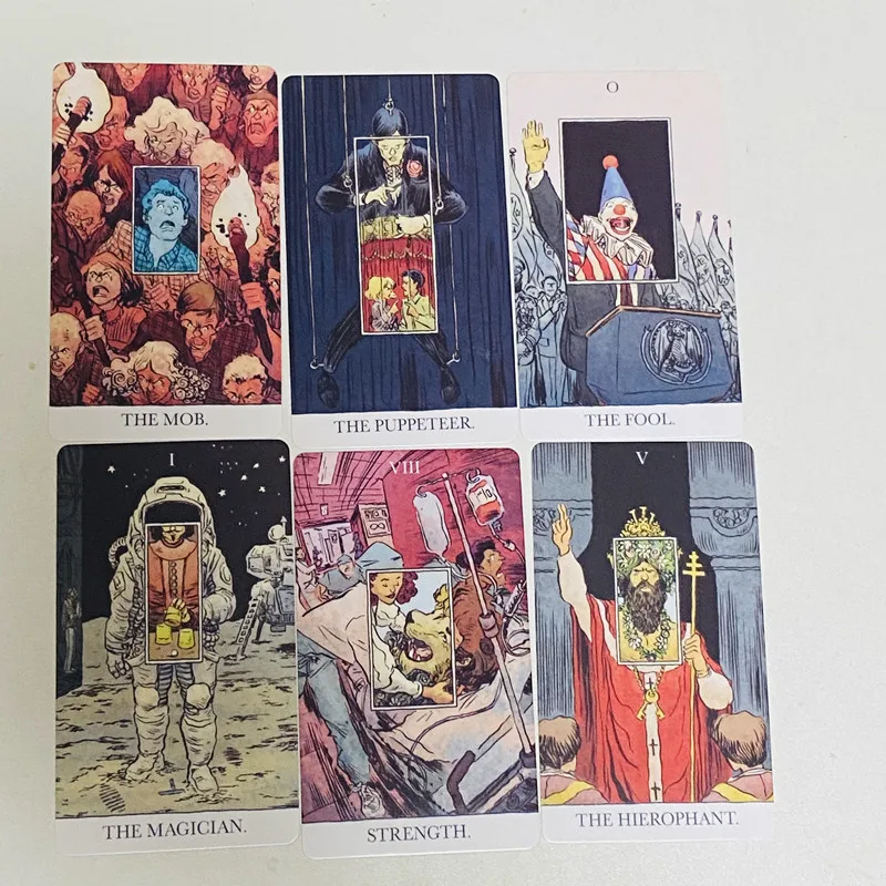 The Unveiled Tarot Cards 80pcs English Fortune Telling Tarot Deck Family Party Leisure Table Game (with 2 Special Cards)