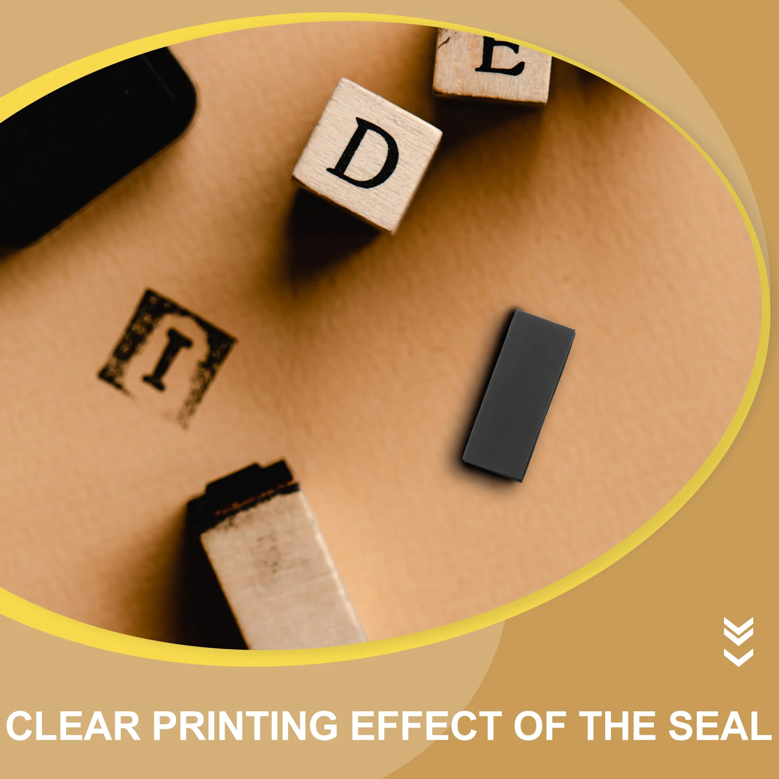 10pcs Photosensitive 7MM Thick Circular Mat for Clear Printing Efficient Ink Absorption Elastic Smooth Grip