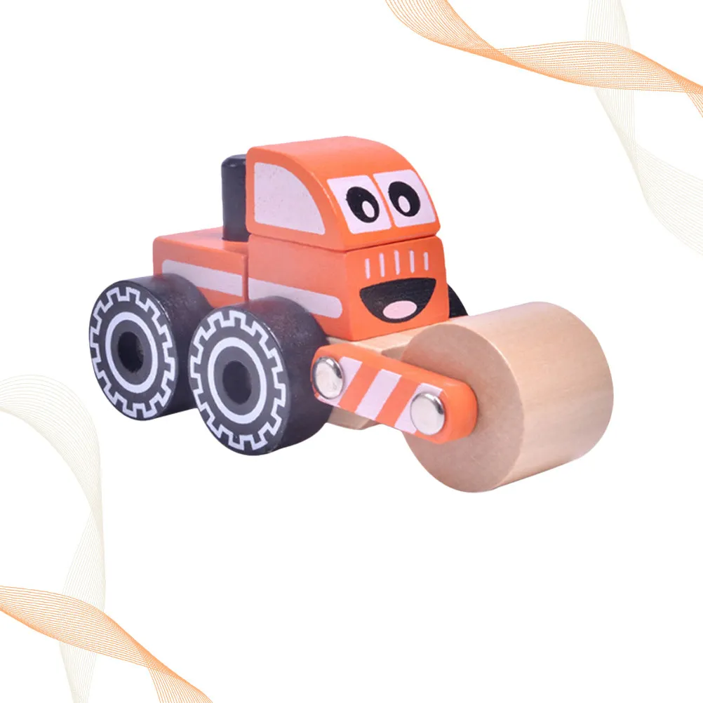 

Simulated Wood Engineering Truck Mini Children Gift Cognitive Construction Car Vehicle Educational Fun