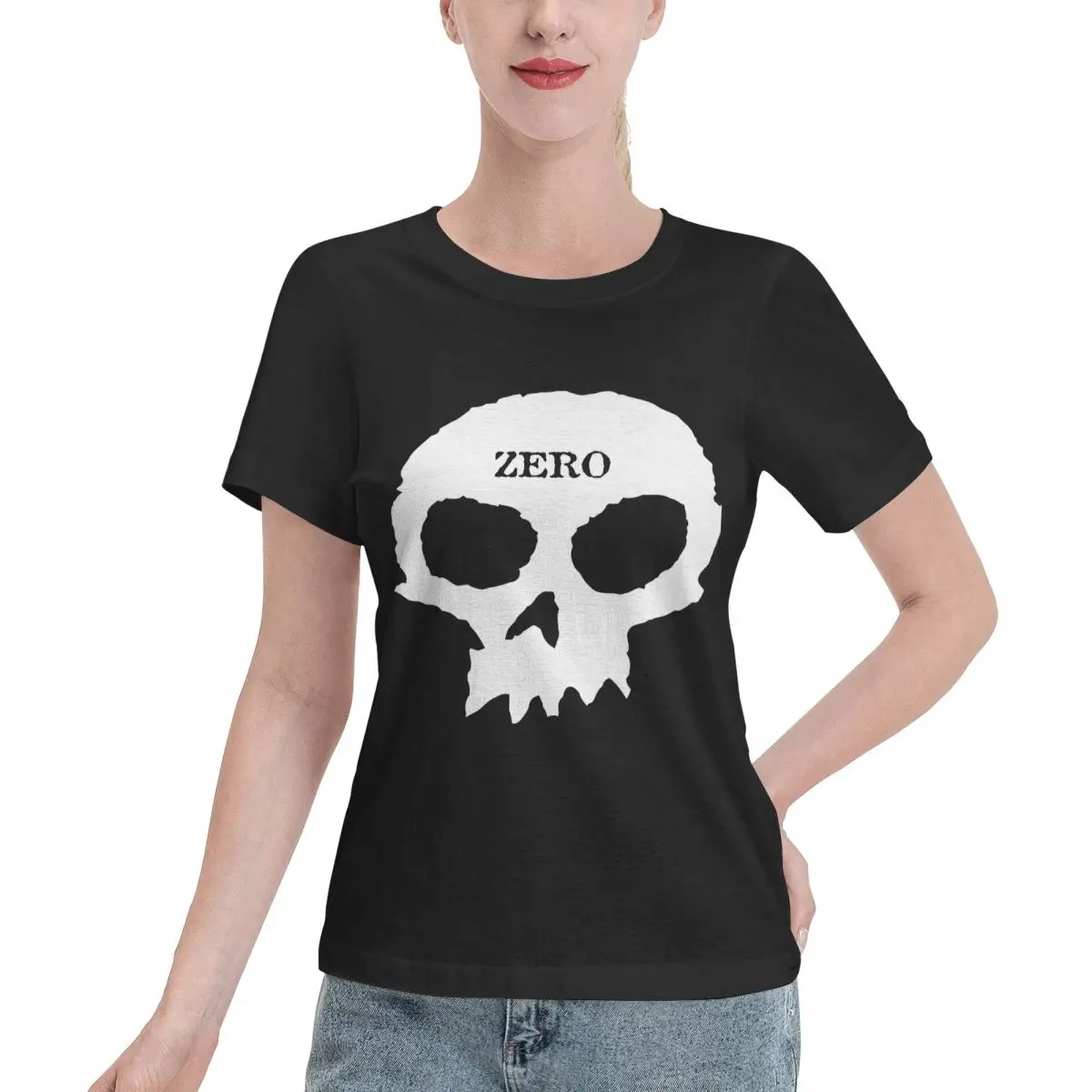 Wardrobe Filler Zero Skateboards Women's T-shirt Chic Plus Size Women Tee